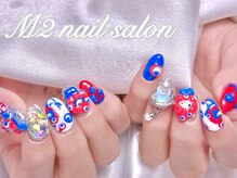 エムズ ネイルサロン(M2)/ミャクミャクくん痛ネイル