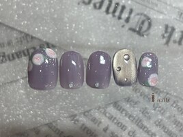 薔薇マグネットネイル