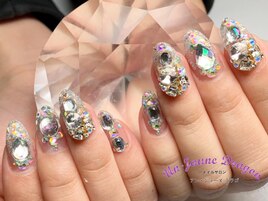 【自爪ネイル】ゴテゴテネイル