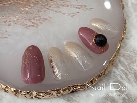 天然石　パワーストーンネイル