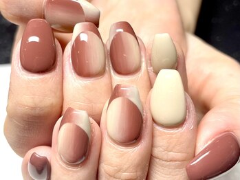 ボーホーネイルズコレクション(BOHO NAILS COLLECTION)/オンブレフレンチネイル