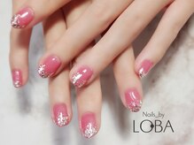 ローバ(LOBA)/ピンクのオフィスネイル♪