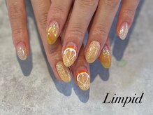 リムピッド 獨協大学前店(Limpid)/オレンジネイル