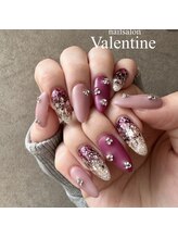 ネイルサロン ヴァレンタイン(nailsalon Valentine)/ピンクラメグラデーション