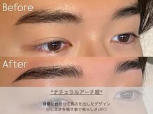 ミレボ 心斎橋(ME.REBO)/心斎橋ナチュラルアーチ眉#眉wax