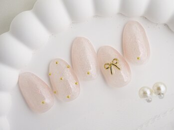 ホワイトネイル 難波店(WHITE NAIL)/リボンパーツ/シアー/スタッズ