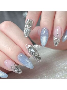 クイーンズビューティーサロン 新宿本店(Queen's beauty salon)/チップ長さ出し10本やり放題