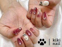 キキネイル 二子玉川(kikinail)/和柄ネイル/卒業式ネイル