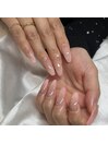 自爪ロング　シンプルネイル