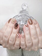 レインボートライブドゥネイル(rainbow tribe deux NAIL)/バレンタインネイル