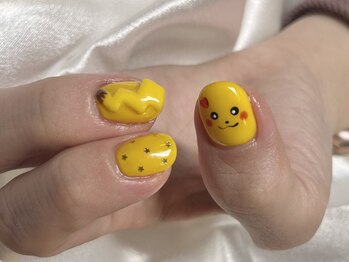 サロン アクセシブル(salon ACCESSIBLE)/ピカチュウネイル