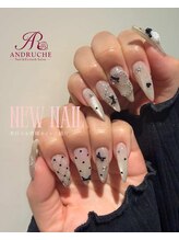 リボン×ハートネイル