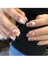 ネイルサロン ユーズ(USE.)/オーロラもやアート