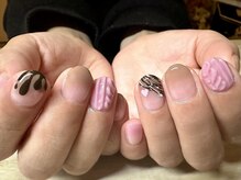 アミュリー ネイル アトリエ(Amury nail atelier)/ハート チョコ ニット