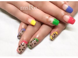 ポップカラーレオパード