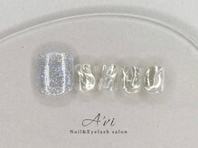 ネイルアンドアイラッシュ アヴィ(Nail and Eyelash A'vi)/フット定額デザイン　¥8100
