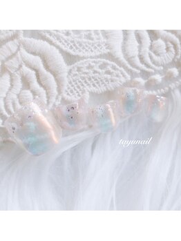 たゆ ネイル(たゆnail)/パラジェルオーロラフットネイル
