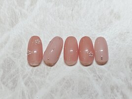 パールフラワーネイル