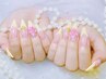  【長さだし・３Dフラワーネイルやりつけ放題】
