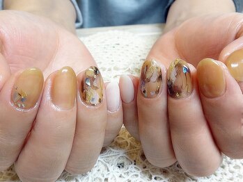アミュリー ネイル アトリエ(Amury nail atelier)/ニュアンス シアー べっ甲