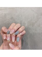 アティックネイルアトリエ(attic nail atelier)/ブルーでおまかせ★