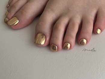 フットゴールドミラーワンカラー