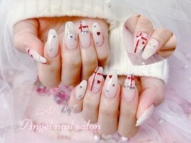 クリスマスデザインX雪X冬Xラメ