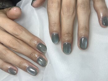 ネイルビジョルノ つくばみどりの店(Nail Begiorno)/ワンカラー マグネットネイル