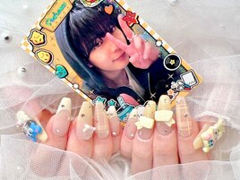持ち込みデザイン推しネイル♪