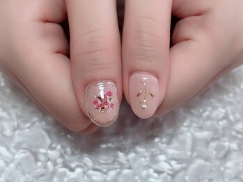 押し花×ワイヤーアート