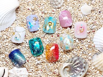 マシェリ 梅田店(macherie)の写真/【フットジェル限定クーポンあ り】豊富に揃う最新デザインと高 い提案力が評判 ハンドとの同時 施術も◎