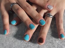 オムネイル 渋谷(HOMME NAIL)/ワンカラーネイル