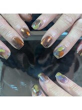 プリュネ(Prune)/ブラウン/ゴールド