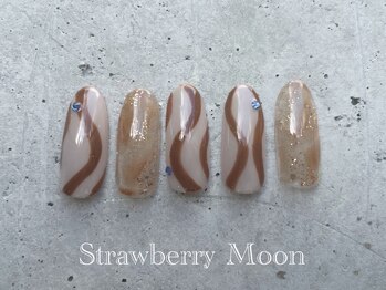 サロンストロベリームーン(Salon Strawberry Moon)/ニュアンスネイル　￥7980