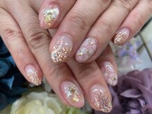 ディーネイル 天王寺(D-nail)/【小山】フラワーアートネイル