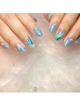 リッシュ トロワ(RICHE trois)/ブルーニュアンスネイル！