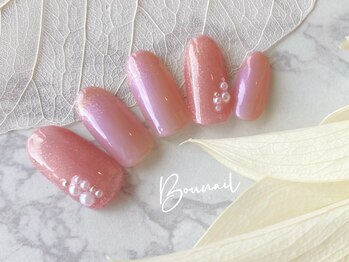 ネイルアンドアイラッシュ ボネール 銀座店(lash Bounail)/マグネット　ピンク