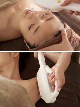 ワイズサロン(Y's salon)の写真/《脱毛しながら美肌へ》SHRとIPLのいいとこ取りの脱毛方法+美肌成分高配合ジェルで効果実感までが早い♪
