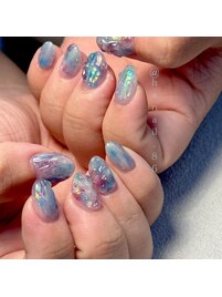 haruka nail × 梅雨ネイル