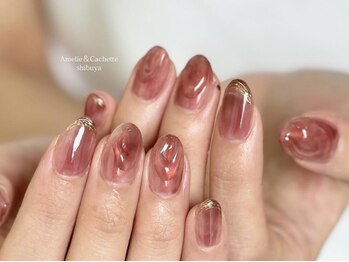 ニュアンスネイル:aoi