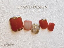 グランドデザイン 大垣店(GRAND DESIGN)/ゴールドメタルアートNail