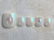 レイネイル 岐阜茜部店(RAY NAIL)/ぷっくりオーロラミラー