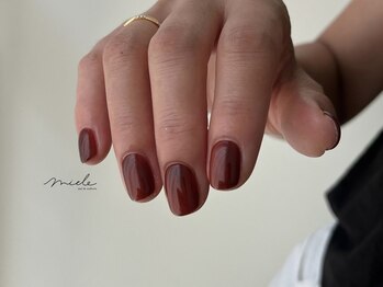 ミエレ(miele)/ニュアンスボルドーワンカラー