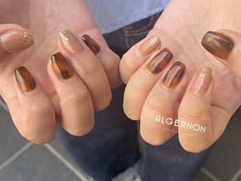 アルジャーノン リトリート(ALGERNON retreat)/べっこうネイル.・~*