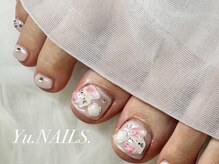ユーネイルズ 恵比寿(Yu.NAILS.)/キティ◎フットネイル