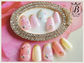 ネイルサロン ブリオン(Nail Salon Bullion)/パステルビジューネイル
