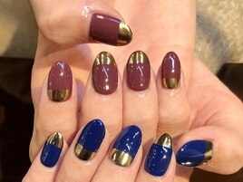 11月　ハーフミラーネイル