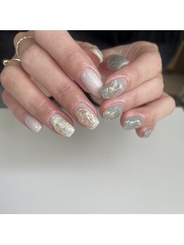 リノ 大阪本町店(lino)/ニュアンスネイル