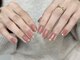 エレガンシア(Elegancia)の写真/大人可愛いを詰め込んだニュアンスアートで魅せる指先に【トレンドニュアンスネイル￥7,000】