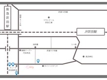 アリー(Ally)の雰囲気（周辺地図とサロン近隣のコインパーキングです★）